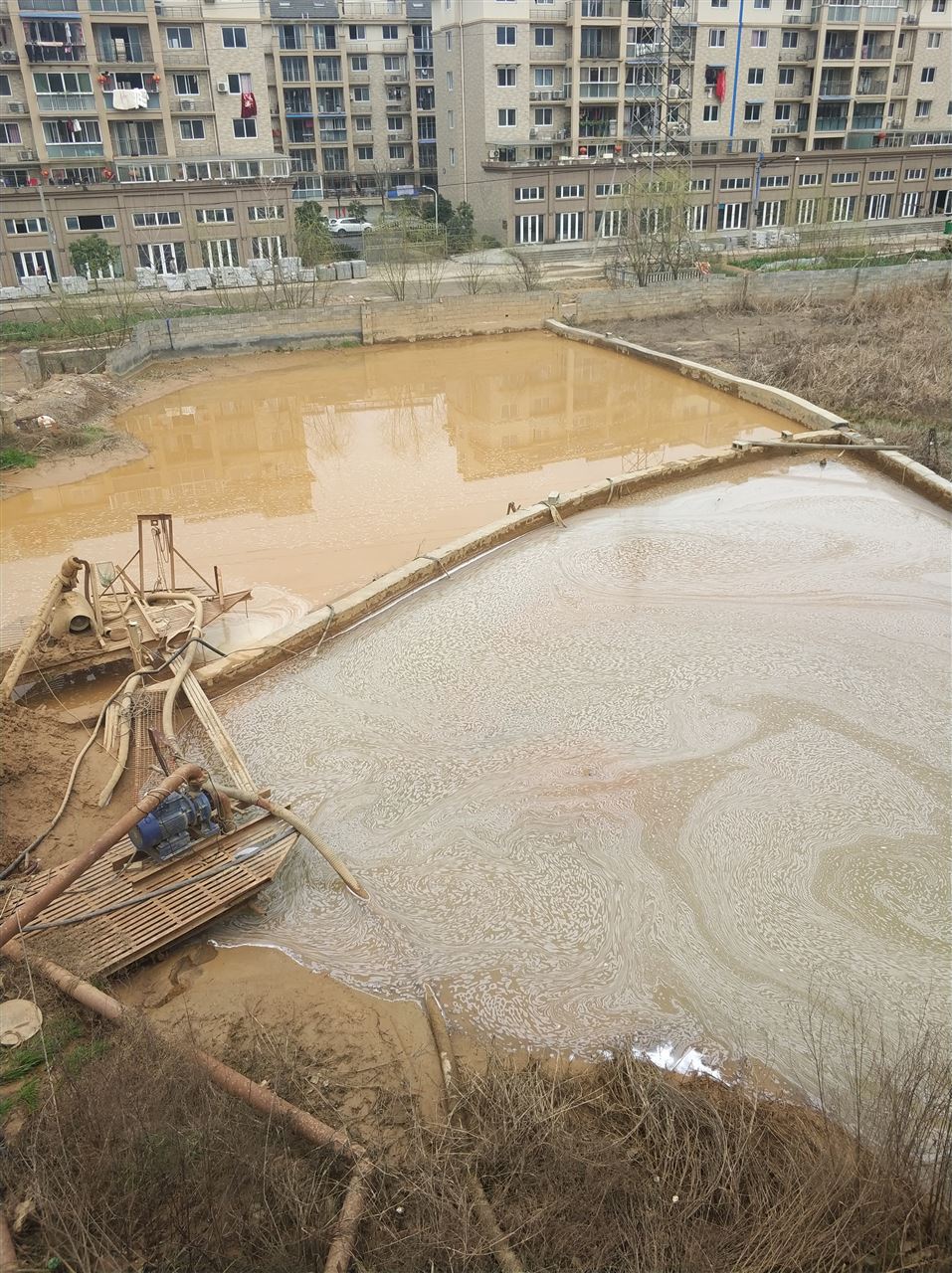 曲麻莱沉淀池淤泥清理-厂区废水池淤泥清淤